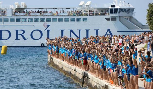 8. dm Millennium Jump sa zadarske rive, Foto: Filip Brala/PIXSELL