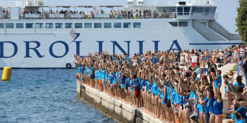 8. dm Millennium Jump sa zadarske rive, Foto: Filip Brala/PIXSELL