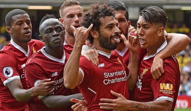 Mohamed Salah slavi sa suigračima