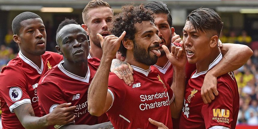 Mohamed Salah slavi sa suigračima