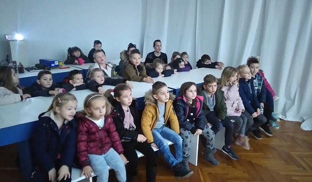Djeca iz dječjeg vrtića u posjeti Narodnom muzeju