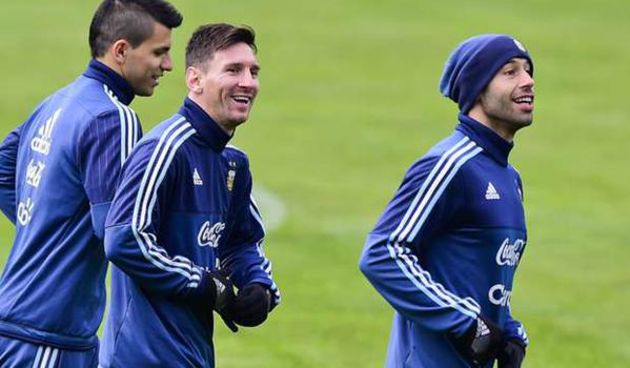 Aguero, Messi i Mascherano, foto: twitter