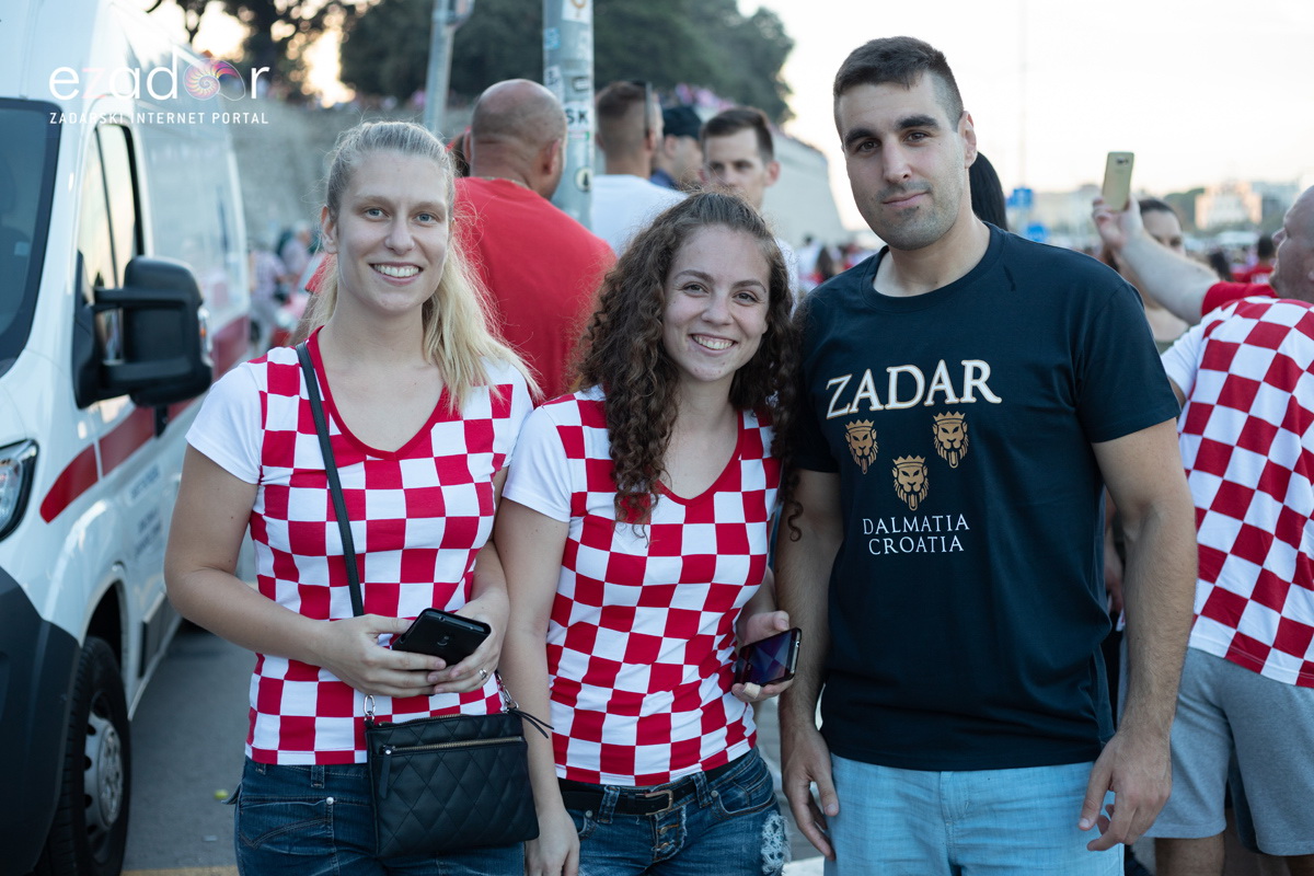 Veličanstven doček četvorice zadarskih Vatrenih Veličanstven doček četvorice zadarskih Vatrenih