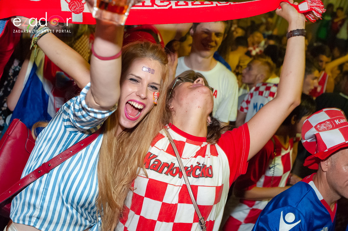 Zadar je gorio: Velika fešta nakon plasmana Vatrenih u finale Svjetskog prvenstva
