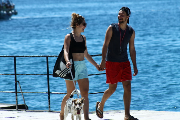 Ljetni šušur na zadarskoj rivi