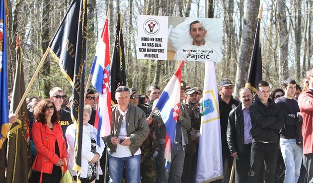 Obljetnica pogibije hrvatskog branitelja Josipa Jovića. Photo: Kristina Stedul Fabac/PIXSELL