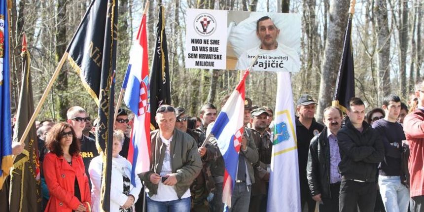 Obljetnica pogibije hrvatskog branitelja Josipa Jovića. Photo: Kristina Stedul Fabac/PIXSELL