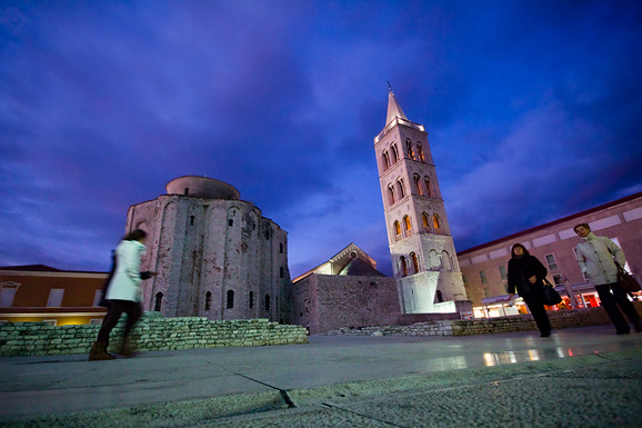 Zadarski suton 7. siječnja 2013. (foto:Saša Čuka)