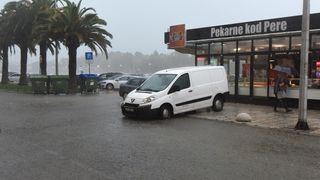 Kišna kataklizma u Zadru: poplavljen cijeli grad