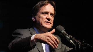 Zadar, 19032011.
Sportska dorana u Benkovcu.
Obiljezavanje 21. obljetnice HDZ-a u Benkovcu.
Na slici: ministar Bozidar Kalmeta
Foto: Vladimir Ivanov / CROPIX