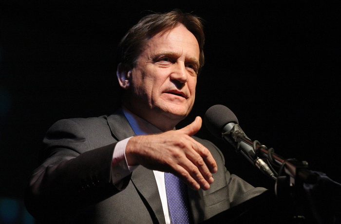 Zadar, 19032011.
Sportska dorana u Benkovcu.
Obiljezavanje 21. obljetnice HDZ-a u Benkovcu.
Na slici: ministar Bozidar Kalmeta
Foto: Vladimir Ivanov / CROPIX