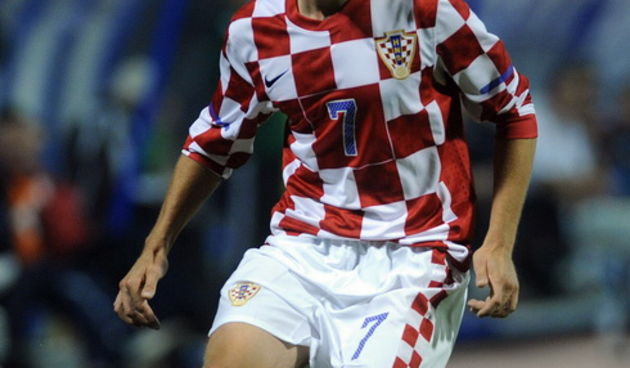 Zagreb, 121010.Stadion u Maksimiru, prijateljska utakmica izmedju reprezentacija Hrvatske i Norveske.Na slici: Ivo Ilicevic.Foto: Damir Krajac / CROPIX