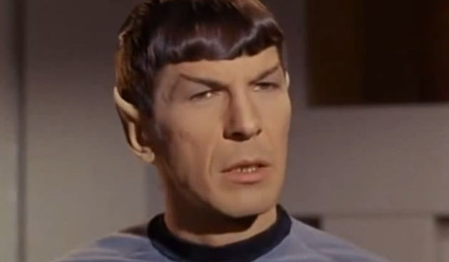 Leonard Nemoy, Mr. Spock, Star Trek, screenshot Youtube