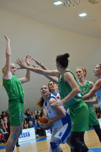 Polufinale doigravanja za prvakinje Hrvatske: ŽKK Zadar – ŽKK Trešnjevka 73-70 Polufinale doigravanja za prvakinje Hrvatske: ŽKK Zadar – ŽKK Trešnjevka 73-70