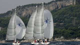 Split, 160909.
Danas je flotnim plovom zapoceo 23. ACI Match Race kup. 
Foto: Jakov Prkic / CROPIX