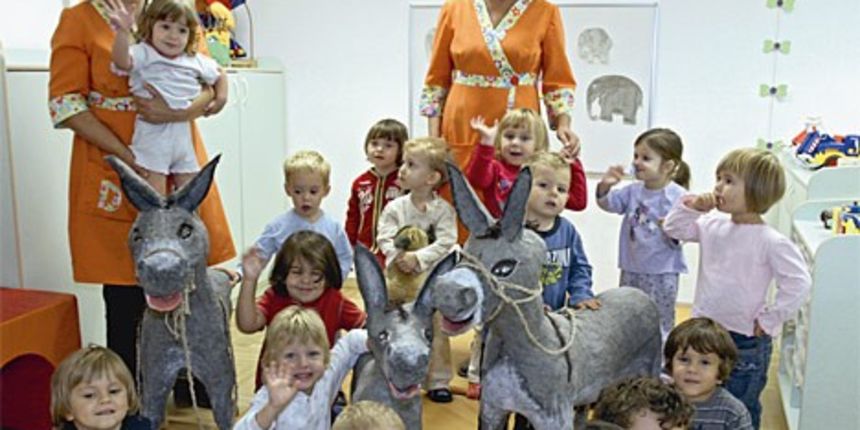 Djeca u vrtiću ‘Radost’ (Foto: Branislav Grgurović / CROPIX)