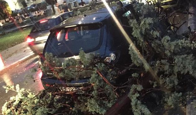 Posljedice grmljavinske nevere koja je poharala Zadar