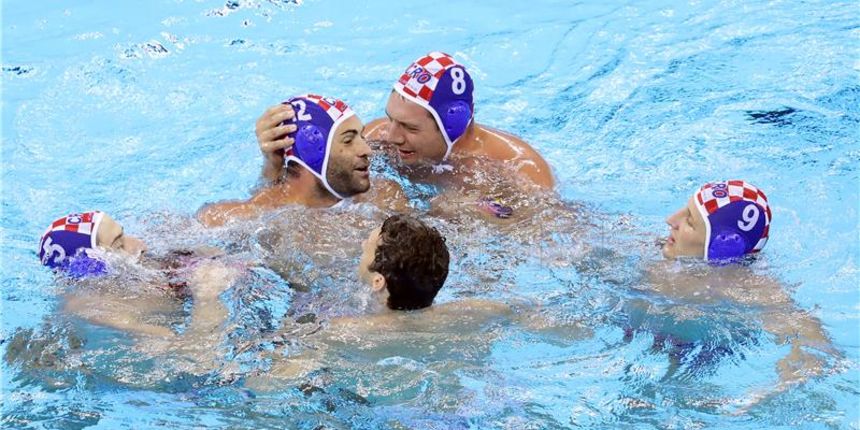 Hrvatska vaterpolo reprezentacija, foto: Hina Hrvatska vaterpolo reprezentacija, foto: Hina