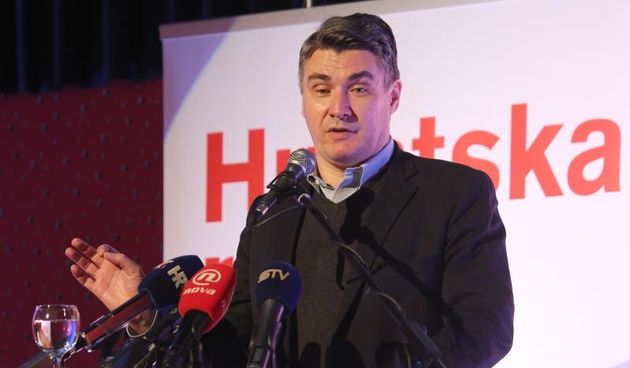 Kino Urania, predizborni skup SDP-a na kojem su sudjelovali predsjednik Vlade Zoran Milanovic i ministar financija Boris Lalovac. Photo: Marko Mrkonjic/PIXSELL