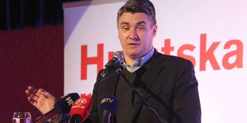 Kino Urania, predizborni skup SDP-a na kojem su sudjelovali predsjednik Vlade Zoran Milanovic i ministar financija Boris Lalovac. Photo: Marko Mrkonjic/PIXSELL