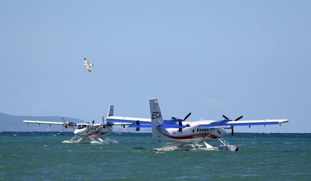 Novalja: Hidroavion sve popularniji način prijevoza između otoka i kopna