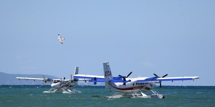 Novalja: Hidroavion sve popularniji način prijevoza između otoka i kopna