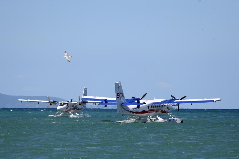 Novalja: Hidroavion sve popularniji način prijevoza između otoka i kopna