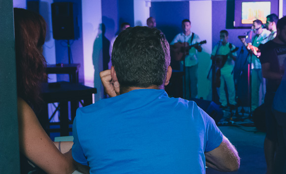 Klapa Kampanel @ Menfisto bar, 18.7.2015. (foto: Ivan Toman) Klapa Kampanel @ Menfisto bar, 18.7.2015. (foto: Ivan Toman)