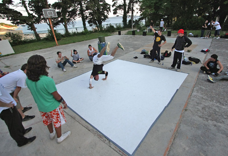 Grafiti, Hip hop & Break battles – Kapetanski park (foto: Marin Gospić)
