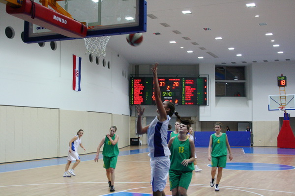 a-1 liga zene: ZKK Zadar – ZKK Tresnjevka 83-46, Foto: Mladen Malik