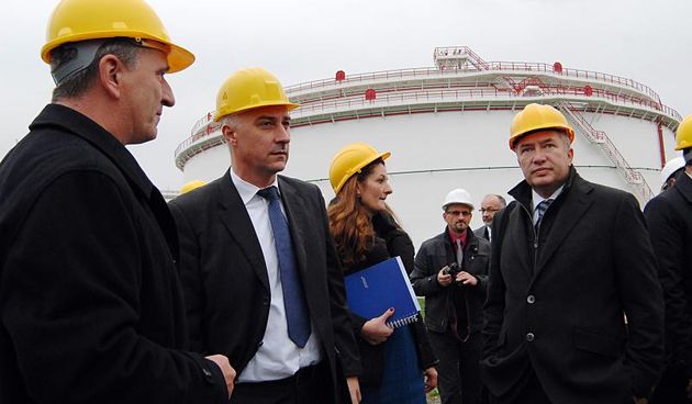 Puštanje u rad novih spremnika na JANAF-ovom Terminalu Omišalj, foto: pixsell.hr