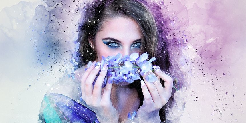 Žena i cvijeće Žena i cvijeće