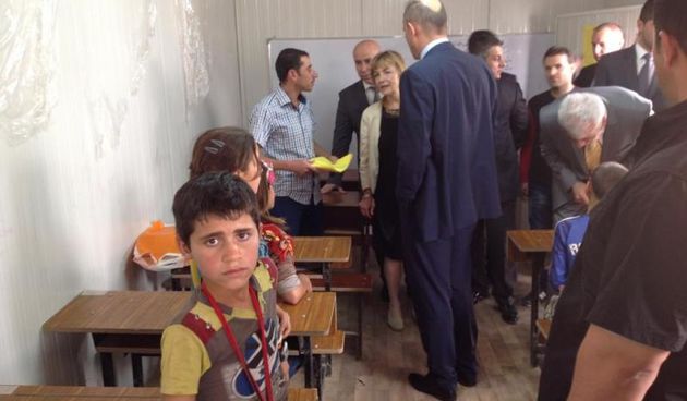 Ministrica Pusić posjetila izbjeglički kamp Baharka, Foto: Ministarstvo vanjskih i europskih poslova RH
