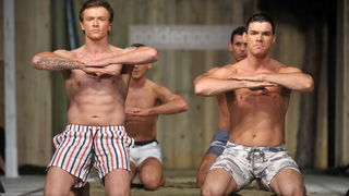 Zagreb, 050612. 
Modna kuca Goldenpoint za sezonu proljece/ljeto 2012. pripremila je zanimljivu kolekciju kupacih kostima. Dio asortimana mogli su vidjeti i zagrebcani na reviji u Gallery-u . Pedesetak modela kostima prezentirali su manekenke i manekeni n