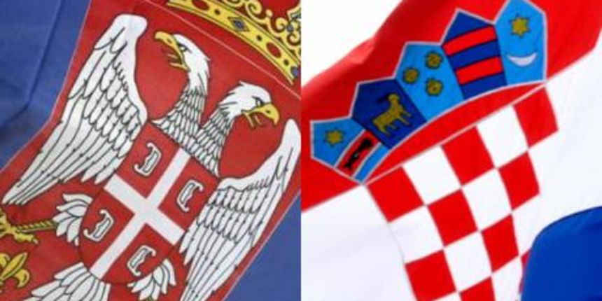 Srpska i hrvatska zastava, foto: www.e-novine.com