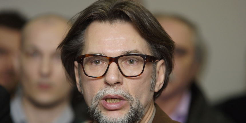 Zagreb, 160213.Tribine grada Zagreba.Odrzana je konferencija za medije Hrvatskih Laburista na kojoj su predstavili kandidata za zagrebackog gradonacelnika i njegove zamjenike. Kandidat za gradonacelnika Laburista je Branko Vuksic, a zamjenici su Sara B