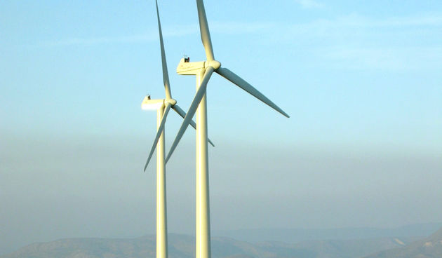 050329-N-000X-000
Naval Station Guantanamo Bay, Cuba (Mar. 29, 2005) – At 80 meters (262 feet) high, the three-blade wind turbines are among the most noticeable features at Naval Station Guantanamo Bay, Cuba. The wind turbines will provide as much as a