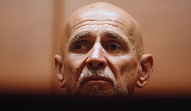 Split, 161210.
U nadbiskupijskom sjemenistu predstavljena je knjiga Zvonko Busic autora Tomislava Marijana Bilosnica.
Na fotografiji: Zvonko Busic.
Foto: Ante Cizmic / CROPIX