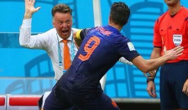 Van Gaal i Van Persie, foto: twitter.com