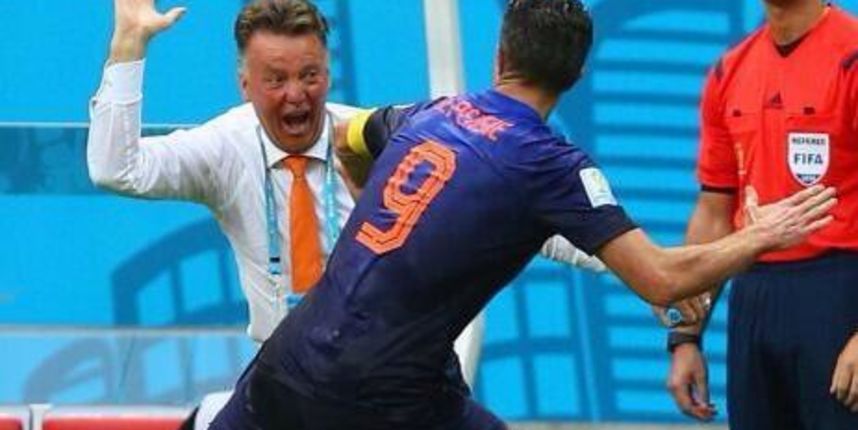 Van Gaal i Van Persie, foto: twitter.com