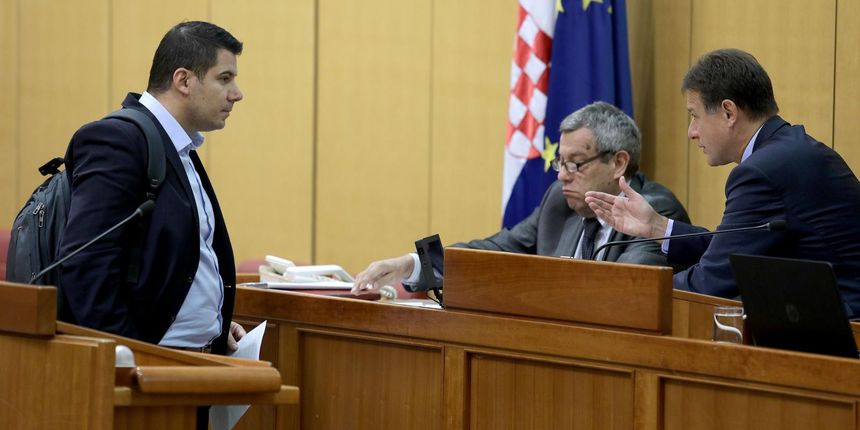 Hrvatski sabor je 5. sjednicu nastavio raspravom o Izvjescu o radu Hrvatskog memorijalno-dokumentacijskog centra Domovinskog rata za 2016. Nikola Grmoja, Gordan Jandrokovic.