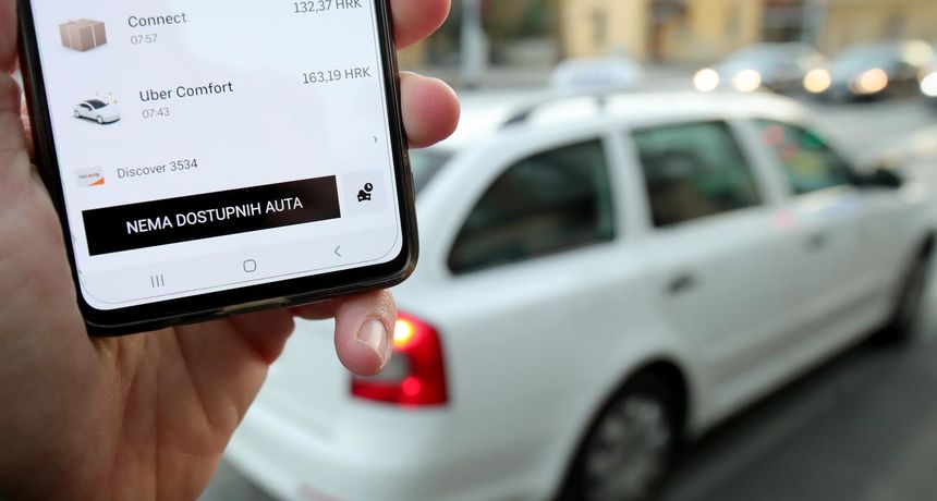 uber, štrajk uber, štrajk