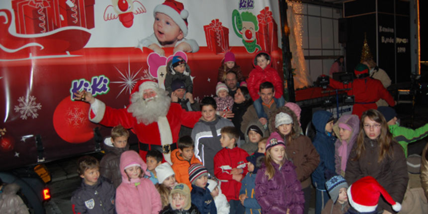 Djed Mraz na Branimiru, foto: Tea Balog Djed Mraz na Branimiru, foto: Tea Balog