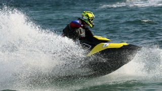 Vir: Slobodan trening na plaži Jadro pred utrke Alpe Adria Jest Ski Toura. Foto: Kažimir Škrbić/Virski list
