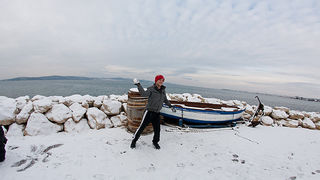 Snijeg u Bibinjama 3. veljače 2012, Foto: Leo Banić