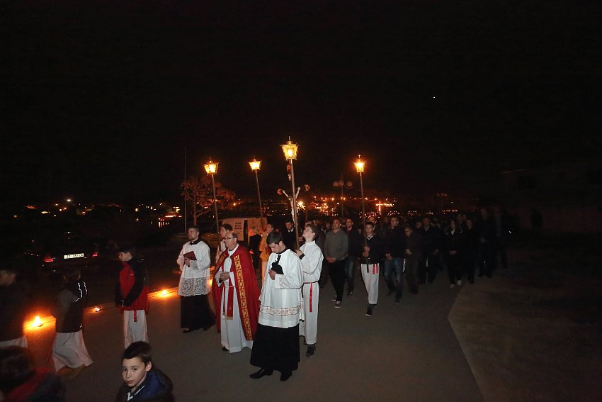 Bibinje: Održana tradicionalna procesija Velikog Petka. Foto: Leo Banić