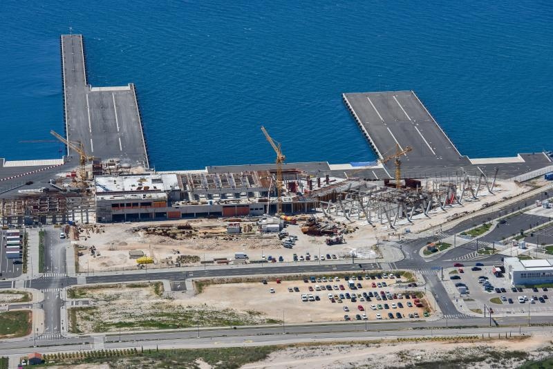 Luka Gaženica: Radovi na izgradnji putničkog terminala Luka Gaženica: Radovi na izgradnji putničkog terminala