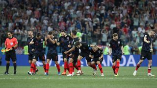 Niznji Novgorod, Rusija – Svjetsko nogometno prvenstvo 2018., osmina finala, Hrvatska – Danska 4-3 (1-1, 1-1).