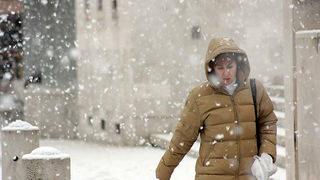 Snijeg u Zadru, 17. prosinca 2009, Foto: Saša Čuka