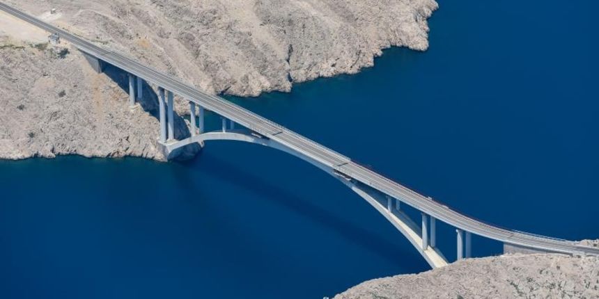 12.06.2015., Pag – Paski most i kanal. Photo: Dino Stanin/PIXSELL 12.06.2015., Pag – Paski most i kanal. Photo: Dino Stanin/PIXSELL